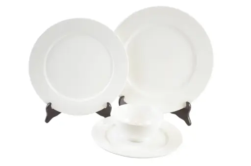 White Food Plate – Round
