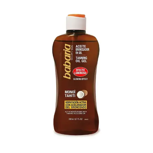 BABARIA GLOW-EFFECT TANNING OIL GEL 200ML