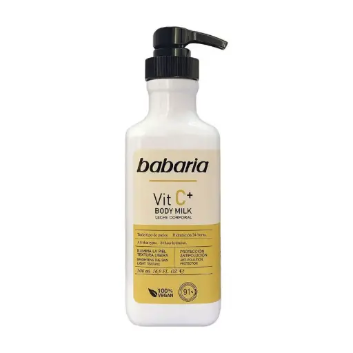 BABARIA VIT C BODY MILK 500ML