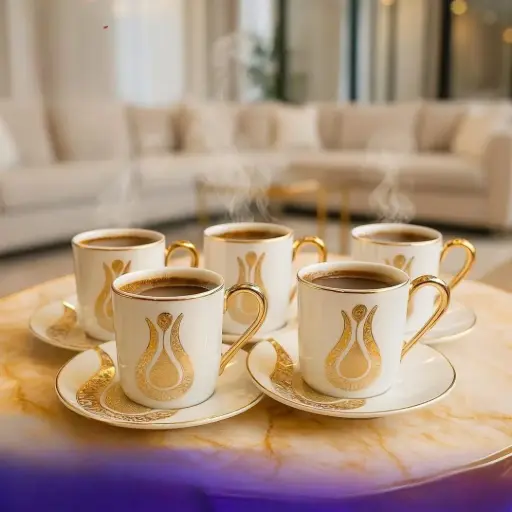 طقم فناجين طم عدد 6