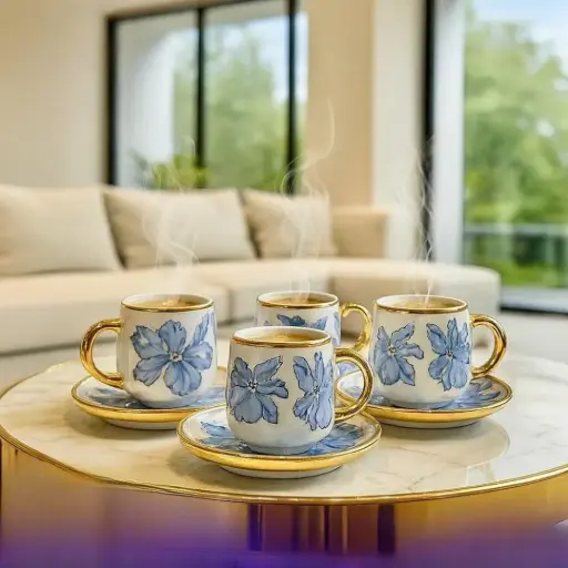 طقم فناجين قهوة عدد 12