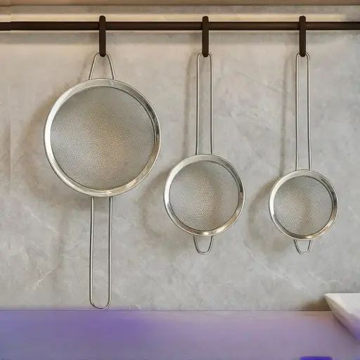 طقم مصفاة عدد 3 باحجام مختلفة 