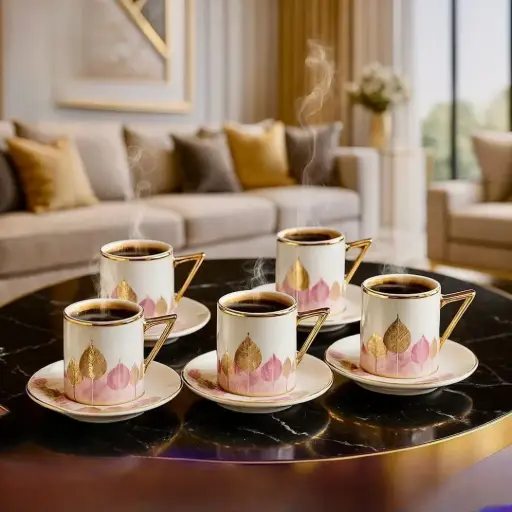 طقم فناجين قهوة عدد 12