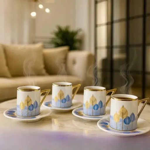 طقم فناجين قهوة عدد 12