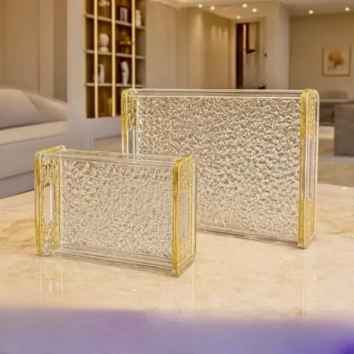 طقم صواني اكريلك عدد 2