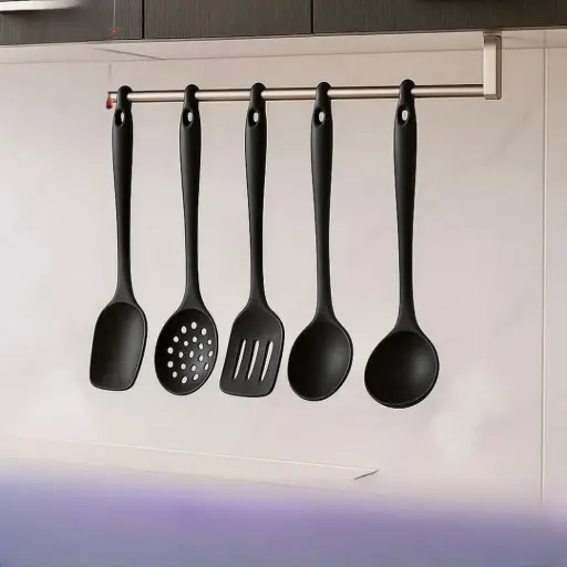 مغارف عدد 5 من السيلكون 