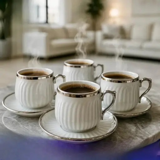 طقم 12 فنجان قهوة 