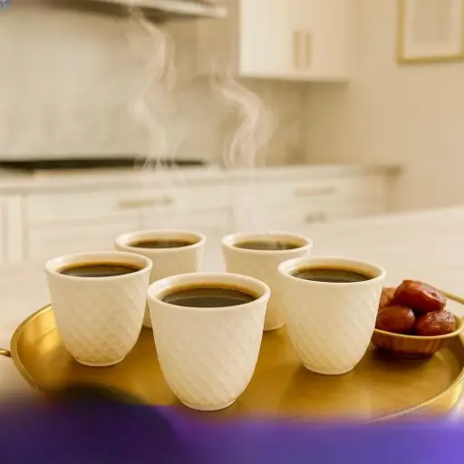 طقم فناجين قهوة عدد 6