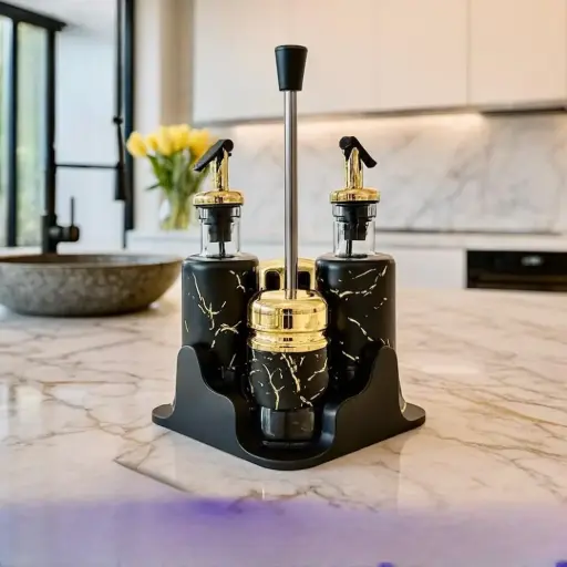 طقم للزيوت او البهارات 