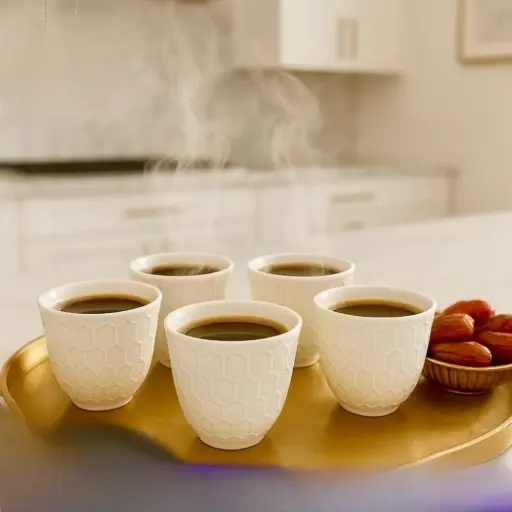 طقم فناجين قهوة عربي عدد 6 