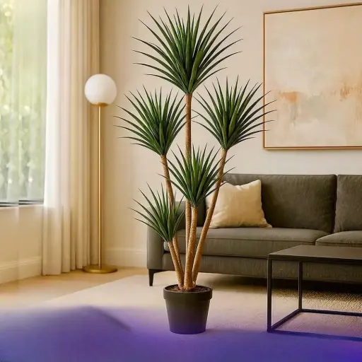 شجرة نخل زينة منزلية طول 2.25 متر 