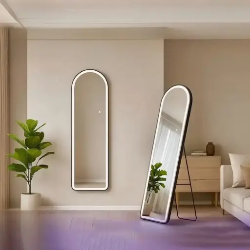 مرايا ستاند وتعليق 3 اضاءات بالمس 160*58 سم 