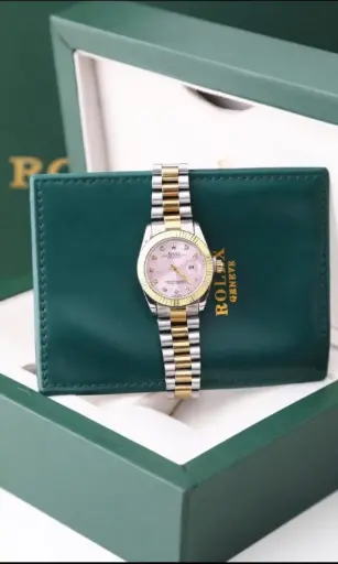 ساعة rolex - لون فضي