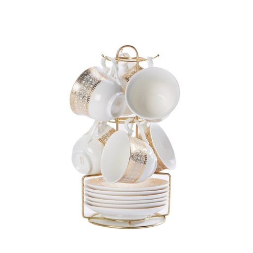 طقم فناجين قهوه مميز مكون من ١٢قطعه