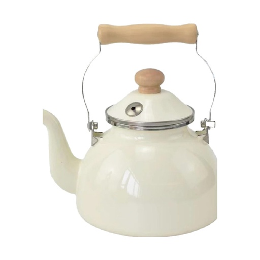 ابريق شاي مميز بتصميم جذاب ويد خشبية