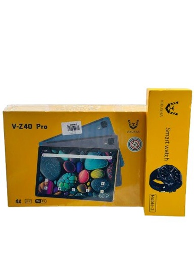 [رمادي ازرق اسود] Tap vikusha v-z 40 مع كفر كيبورد لزقة ساعة